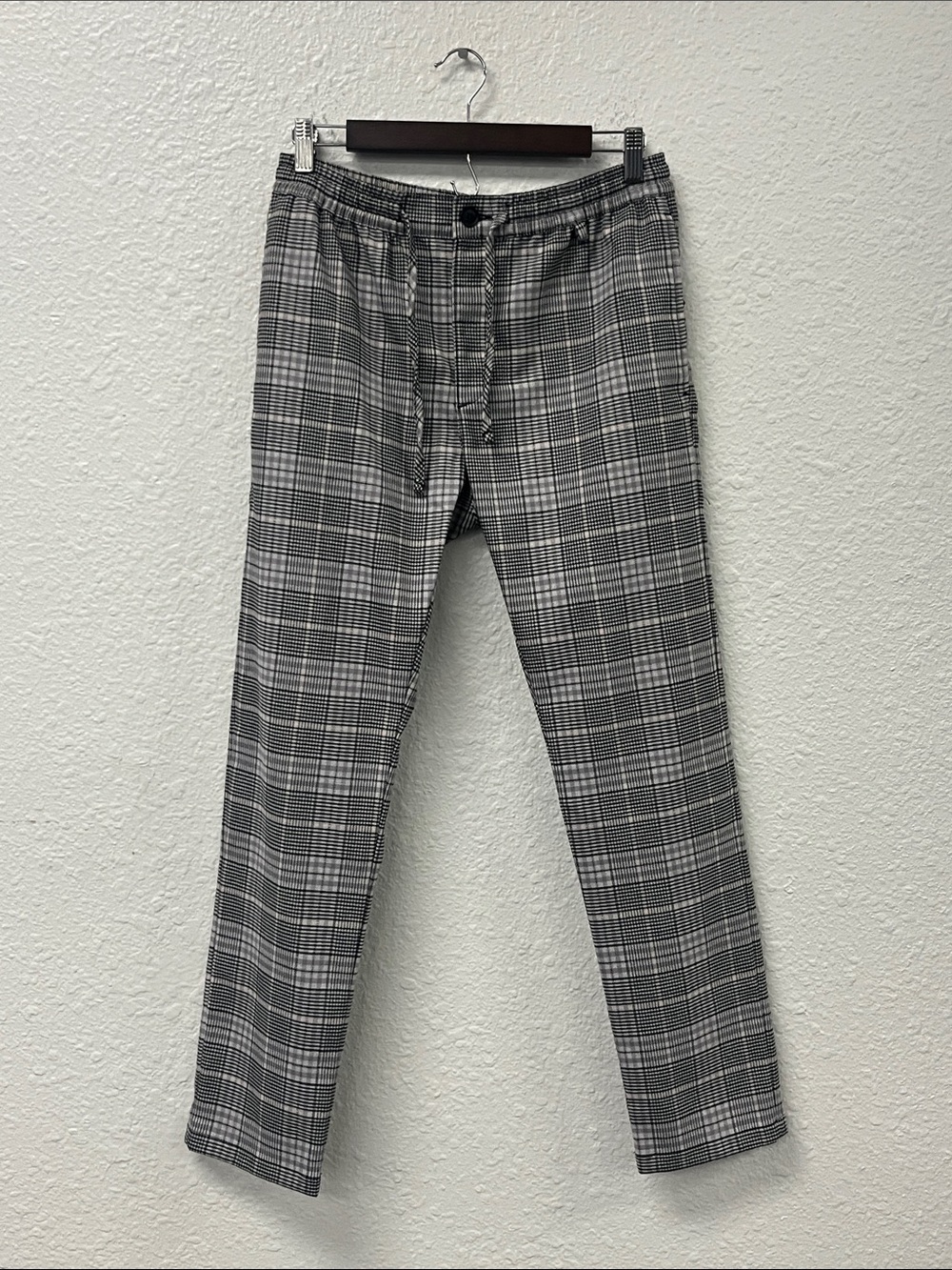 Topman Gray & Black Plaid Skinny Stretch Pants 32x34
#1312